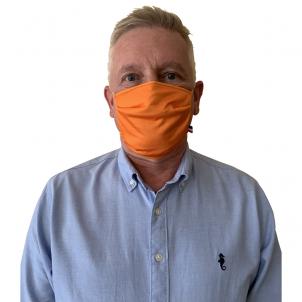 Masques Grand Public CAT 1 Made In France UNIS ORANGE