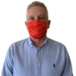 Masques Grand Public CAT 1 Made In France UNIS ROUGE